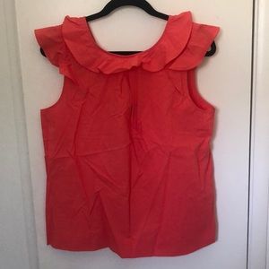 coral jcrew top